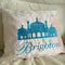 Brighton Pavilion Cushion | Embroidery Cushion | Home Decor