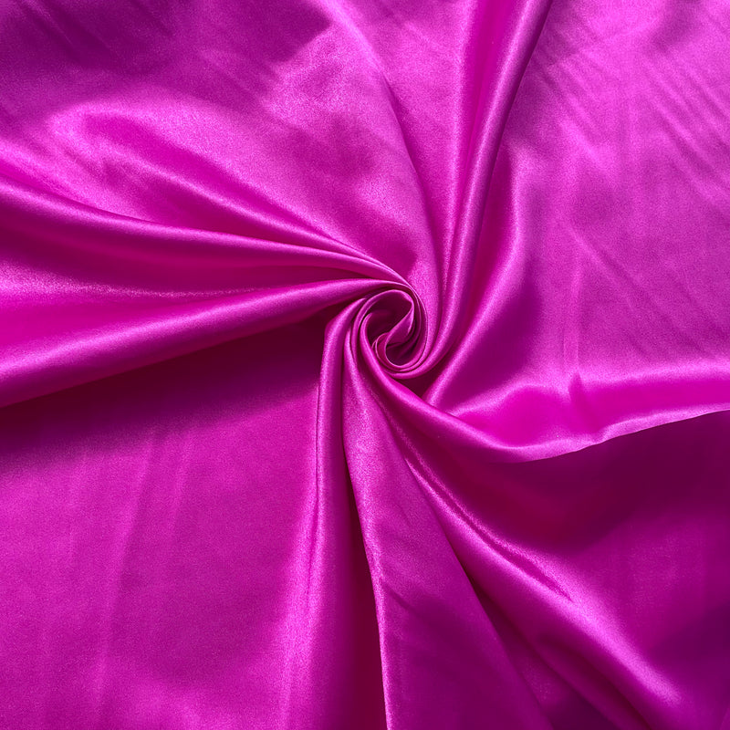 Pink Satin Fabric | Width - 150cm/59inch