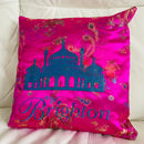 Brighton Pavilion Cushion | Embroidery Cushion | Home Decor