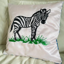 Zebra Cushion | Embroidery Cushion | Home Decor