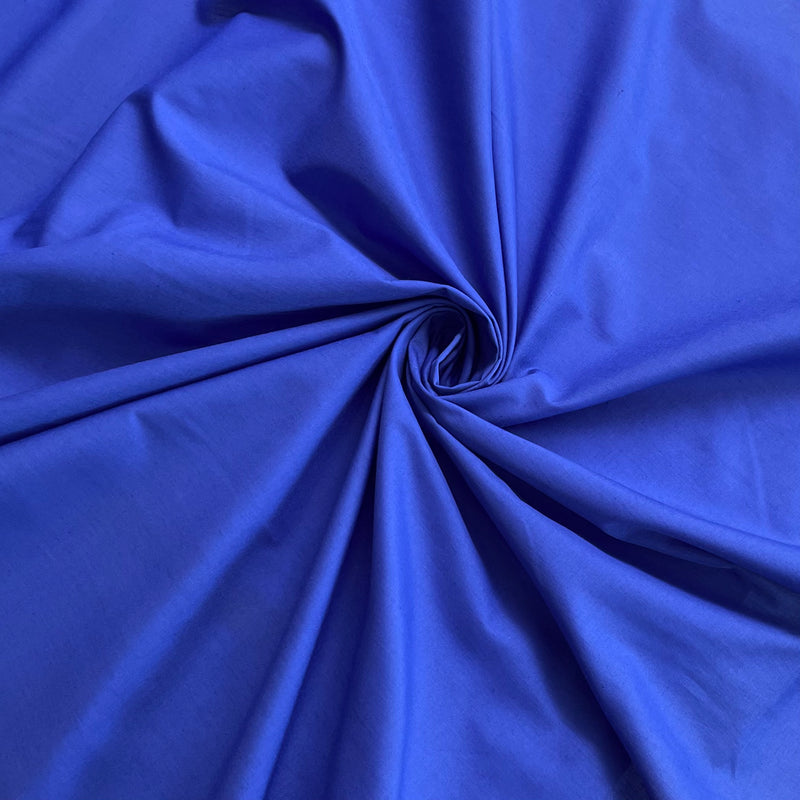 Blue Polycotton | Width - 115cm/45inch