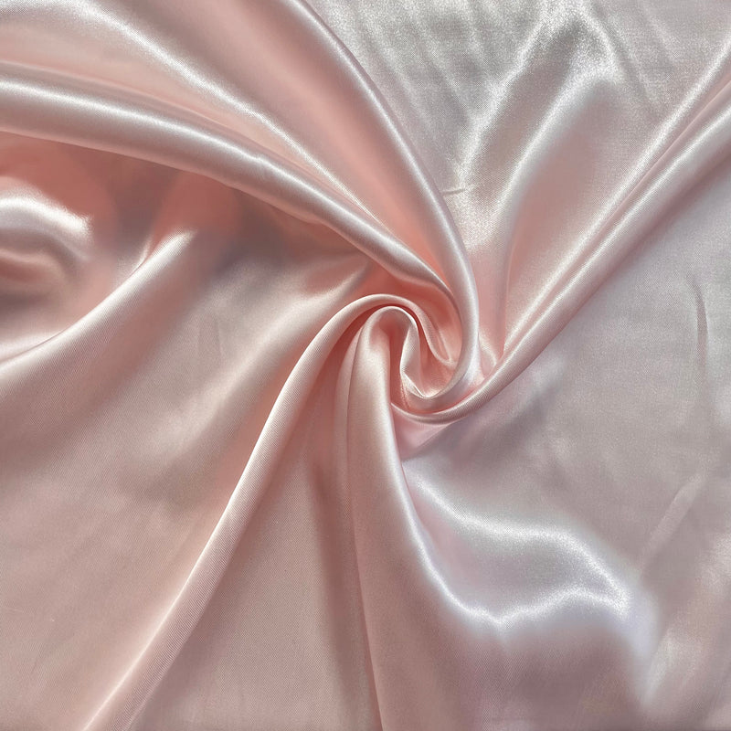 Peach Satin Fabric | Width - 150cm/59inch