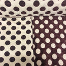 Double Sided, Furnishing & Upholstery Thick Cotton Fabric | Spots Print - Shop Fabrics, Cushions & Dressmaking Supplies online - Fabric Family