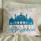 Brighton Pavilion Cushion | Embroidery Cushion | Home Decor