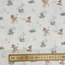 Bambi Disney Cotton Fabric | Width - 140cm/55inch - Shop Fabrics, Cushions & Dressmaking Supplies online - Fabric Family