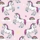 Unicorns Cotton Fabric | 3 Colours | Width - 150cm/59inch - Shop Fabrics, Cushions & Dressmaking Supplies online - Fabric Family