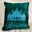 Brighton Pavilion Cushion | Embroidery Cushion | Home Decor