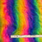 Rainbow Faux Fur Fabric | Width - 160cm/63inch