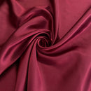 Wine Satin Fabric | Width - 150cm/59inch