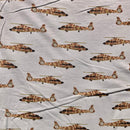 Helicopters Cotton Jersey Fabric | Width - 148cm/58inch