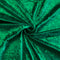 Green Crushed Velvet Fabric | Width - 148cm/58inch