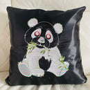 Panda Cushion | Embroidery Cushion | Home Decor