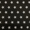 Stars Black Polycotton Fabric | Width - 115cm/45inch - Shop Fabrics, Cushions & Dressmaking Supplies online - Fabric Family