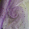 Lilac Purple Glitter Dot Organza Fabric | Width - 150cm/59inch