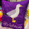 Seagull Brighton Cushion | Embroidery Cushion - Shop Fabrics, Cushions & Dressmaking Supplies online - Fabric Family