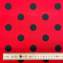 Large Spots Polycotton Fabric | Width - 115cm/45inch - Shop Fabrics, Cushions & Dressmaking Supplies online - Fabric Family