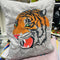 Tiger Cushion | Embroidery Cushion | Velvet Back - Shop Fabrics, Cushions & Dressmaking Supplies online - Fabric Family