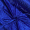 Royal Blue Crushed Velvet Fabric | Width - 148cm/58inch