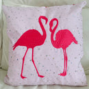 Flamingo Cushion | Embroidery Cushion | Home Decor