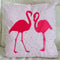 Flamingo Cushion | Embroidery Cushion | Home Decor