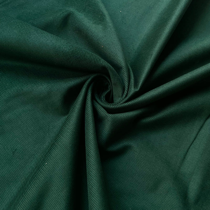 Green Needlecord Fabric | Width - 140cm/55inch