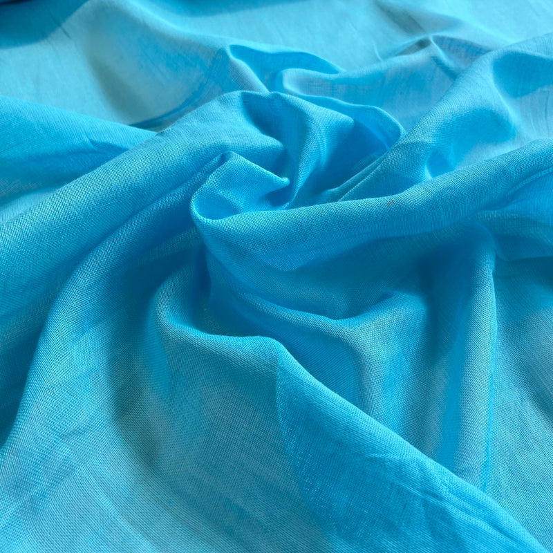 Blue Cotton Voile