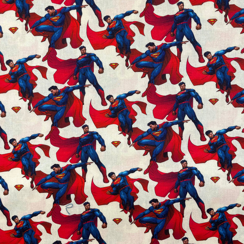 Superman Disney Cotton Fabric | Width - 140cm/55inch - Shop Fabrics, Cushions & Dressmaking Supplies online - Fabric Family