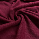 Burgundy Red Fleece Fabric | Width - 150cm/59inch