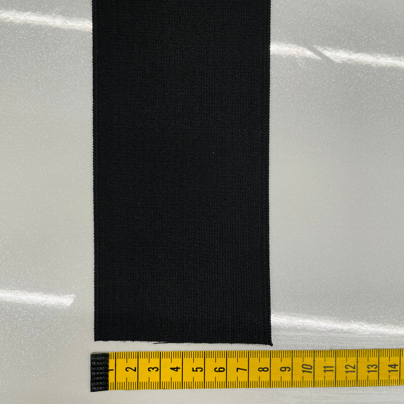 80mm Elastic | Black & White - Shop Fabrics, Cushions & Dressmaking Supplies online - Fabric Family