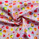 Fruits Cotton Fabric | Width - 150cm/59inch