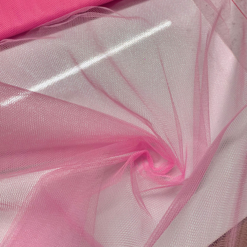 Pink Net Mesh Fabric | Width - 150cm/59inch