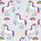 Unicorns Cotton Fabric | 3 Colours | Width - 150cm/59inch - Shop Fabrics, Cushions & Dressmaking Supplies online - Fabric Family