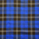 Blue Tartan Fabric | Width - 150cm/59inch