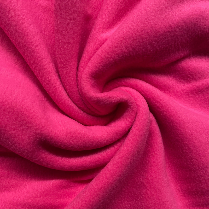 Hot Pink Fleece Fabric | Width - 150cm/59inch