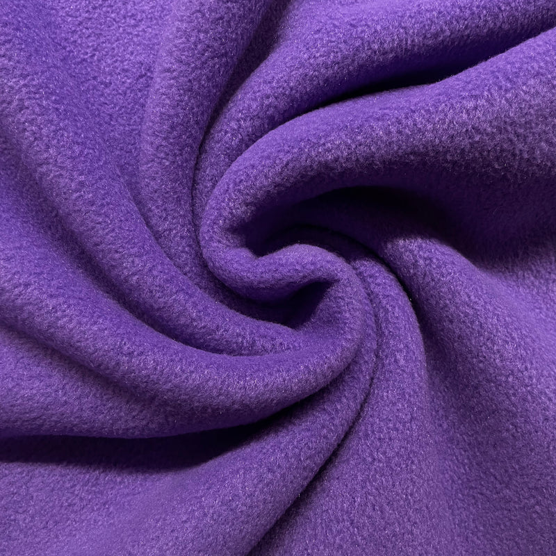 Purple Fleece Fabric | Width - 150cm/59inch