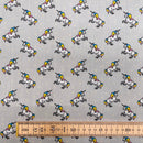 Unicorns Grey Polycotton Fabric | Width - 115cm/45inch - Shop Fabrics, Cushions & Dressmaking Supplies online - Fabric Family