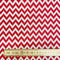 Red Chevron Polycotton Fabric | Width - 115cm/45inch - Shop Fabrics, Cushions & Dressmaking Supplies online - Fabric Family