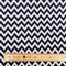 Navy Blue Chevron Polycotton Fabric | Width - 115cm/45inch - Shop Fabrics, Cushions & Dressmaking Supplies online - Fabric Family