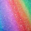 Glitter Rainbow Cotton Fabric | Width - 150cm/59inch - Shop Fabrics, Cushions & Dressmaking Supplies online - Fabric Family