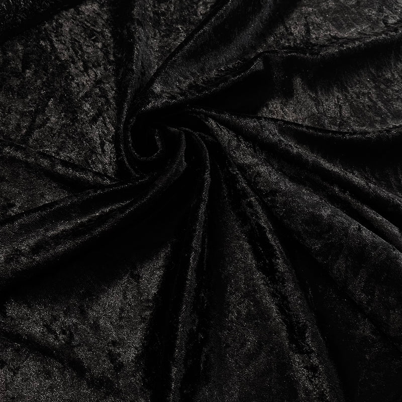 Black Extra Soft & Nice Velvet Fabric | Width - 150cm