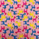 Baby Horses Polycotton Fabric | Width - 115cm/45inch - Shop Fabrics, Cushions & Dressmaking Supplies online - Fabric Family