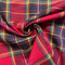 Red Tartan Fabric | Width - 150cm/59inch