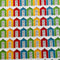 Beach Huts Cotton Fabric | Width - 150cm/59inch