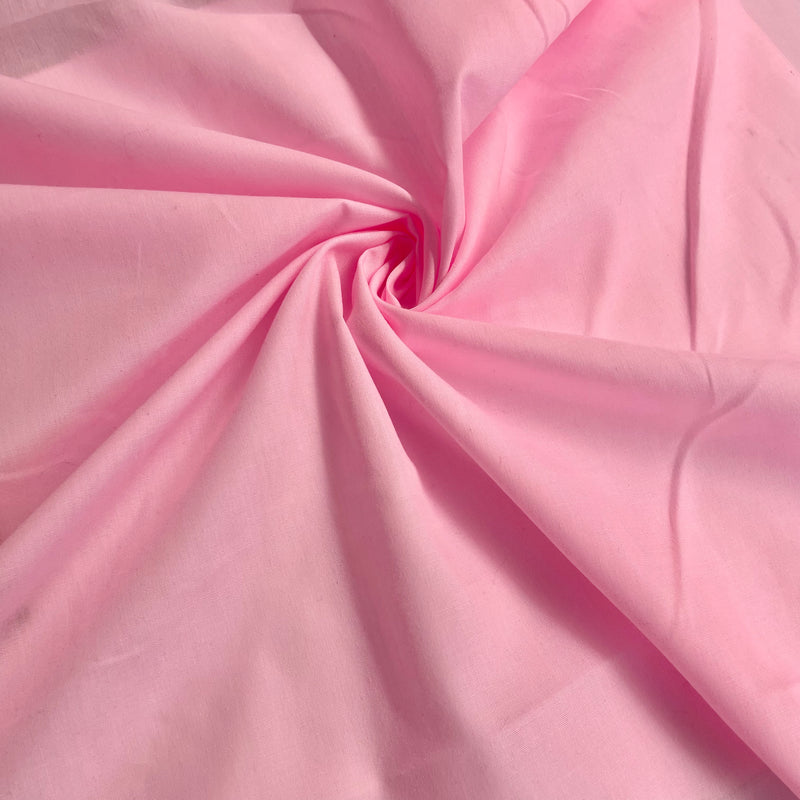 Pink Polycotton | Width - 115cm/45inch