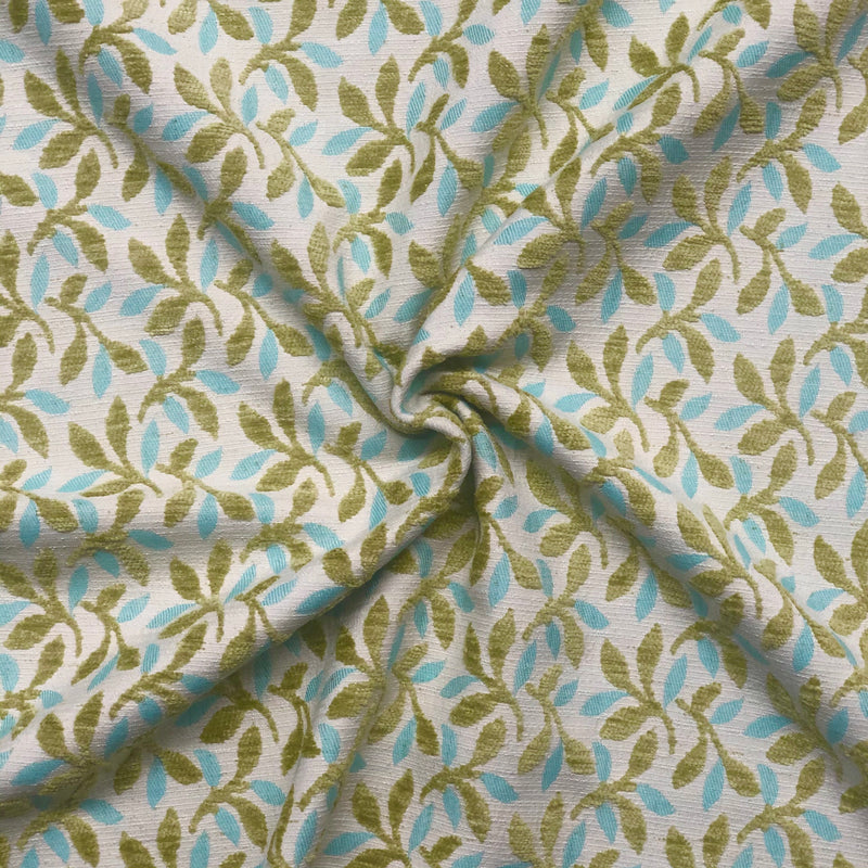 Double Sided, Furnishing & Upholstery Thick Cotton Fabric | Leafs Design - Shop Fabrics, Cushions & Dressmaking Supplies online - Fabric Family