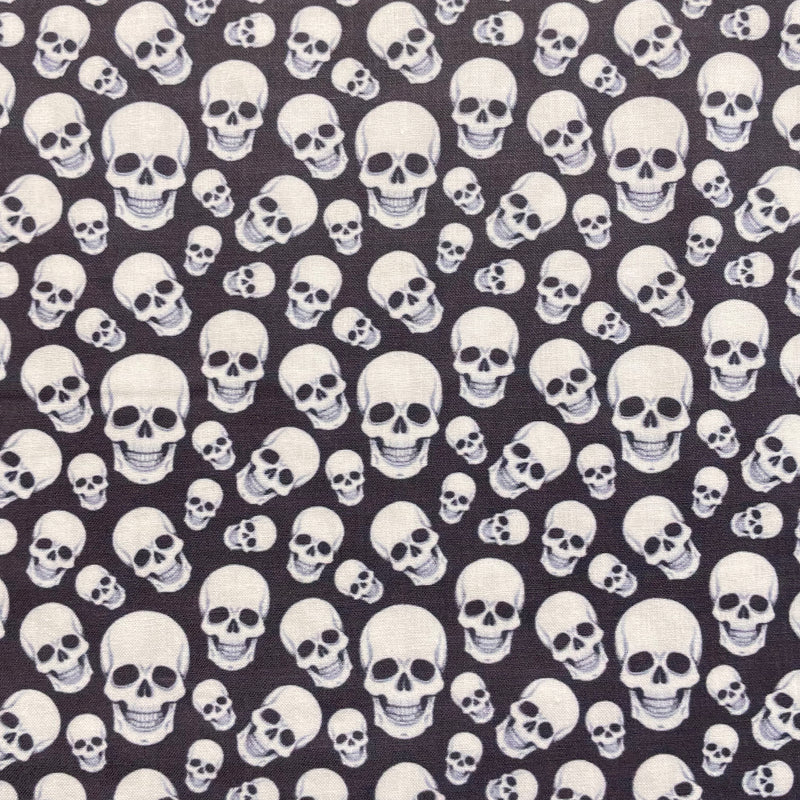 Skulls Cotton Fabric | Halloween Fabric