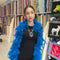 Blue Feather Boa | Marabou - Shop Fabrics, Cushions & Dressmaking Supplies online - Fabric Family