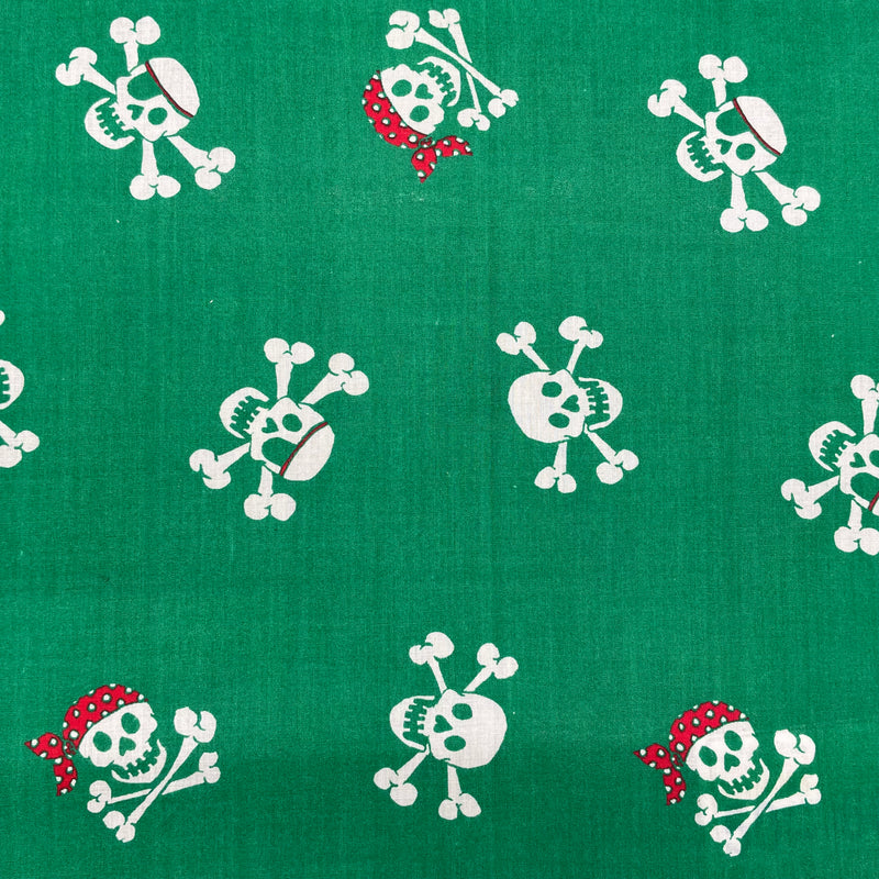 Skeletons Polycotton Fabric | Width - 115cm/45inch - Shop Fabrics, Cushions & Dressmaking Supplies online - Fabric Family