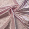 Baby Pink Crushed Velvet Fabric | Width - 148cm/58inch