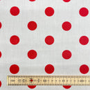 Large Spots Polycotton Fabric | Width - 115cm/45inch - Shop Fabrics, Cushions & Dressmaking Supplies online - Fabric Family